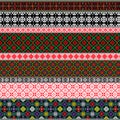 Belarusian traditional patterns, ornaments. Set 1