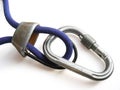 belay device Royalty Free Stock Photo