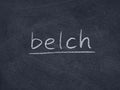 Belch Royalty Free Stock Photo