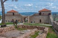 Belchin, Bulgaria, May 1, 2022: Tsari Mali Grad fortress in Belc