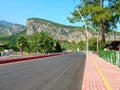 Ataturk Avenue in the village of Beldibi, Turkey