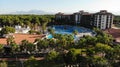 Belek,Antalya Turkey - Selectum Family resort, view on main building, cirque and pool