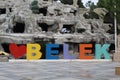 Belek / Turkey:the central street of the city