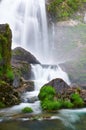 Belelle river Waterfall. Neda, A CoruÃÂ±a, Spain Royalty Free Stock Photo