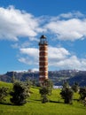 Belem lighthouse on the tourist walkway on the banks of the Tagus River, Lisbon Portugal Royalty Free Stock Photo