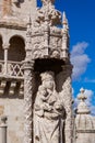 Belem Tower architecture detail - Lisbon Portugal Royalty Free Stock Photo