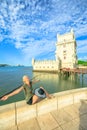 Belem Tower enjoying