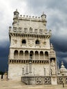 Belem Tower just before the storm