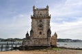 The Belem Tower in Lisbon on the Tagus River