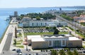 Belem Tower and Museu de Arte Popular, Lisbon, Portugal Royalty Free Stock Photo