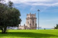 The Belem Tower, Draw bridge, Lisbon, Portugal Royalty Free Stock Photo