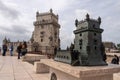 Belem Tower & small bronze model