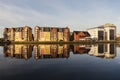 Belfast architecture along River Lagan Royalty Free Stock Photo