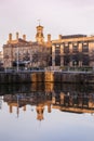 Belfast architecture at sunrise