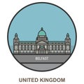 Belfast. Cities and towns in United Kingdom