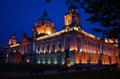 Belfast City Hall at Night Royalty Free Stock Photo
