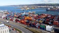 Belfast Docks Harbour Cranes City Co Antrim Northern Ireland uk