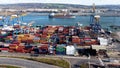 Belfast Docks Harbour Cranes City Co Antrim Northern Ireland uk