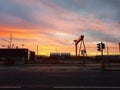 Belfast, Harland Wolfe cranes sunrise Royalty Free Stock Photo