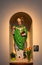 Saint Patrick statue at the St Patrick\'s Church Royalty Free Stock Photo