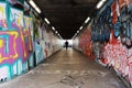 Belfast Northern Ireland Graffiti on Underpass