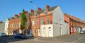 Belfast\'s traditional red brick Victorian Terraced houses