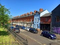 Belfast\'s traditional red brick Victorian Terraced houses