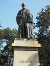 Lord Kelvin statue in the Botanic Gardens in Belfast Royalty Free Stock Photo