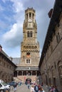 Belfort tower courtyard, Bruges, Belgium