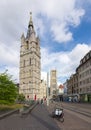 Belfort tower and St. Bavo Cathedral, Gent, Belgium