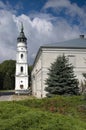 Belfry at the Basilica of the Birth of the Virgin Mary in Chelm, Poland Royalty Free Stock Photo