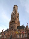 The Belfry or Belfort of Bruges , Belgium Royalty Free Stock Photo