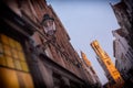 The belfry of Bruges at the night Royalty Free Stock Photo