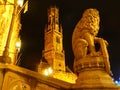 The Belfry of Bruges at night