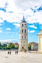 Belfry of the cathedral in Vilnius, Lithuania...IMAGE Royalty Free Stock Photo