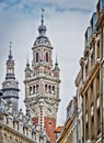 The belfry of the Chamber of Commerce - Lille Royalty Free Stock Photo