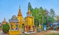 The belfry and Chedi of Wat Klang, Pai, Thailand