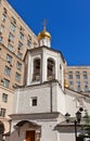 Belfry of church of Michael the Archangel (1662) in Moscow, Russ