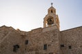 Belfry of the Church of the Nativity in Bethlehem in Palestine Royalty Free Stock Photo