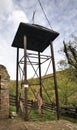 Belfry of church of St. King Lazar near Prolom Banja. Serbia Royalty Free Stock Photo