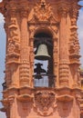 Belfry of the famous cathedral of Santa Prisca in taxco city, in Guerrero I