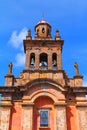 Belfry of Guadalupe shrine in patzcuaro, michoacan IV