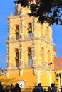 Belfry of the Parish of santa maria natividad in atlixco, puebla II Royalty Free Stock Photo