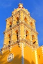 Belfry of the Parish of santa maria natividad in atlixco, puebla, mexico III Royalty Free Stock Photo