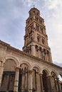 Belfry of Saint Dujma Cathedral in the city of Split Royalty Free Stock Photo