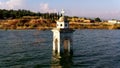 Belfry of the Saint Nicholas of Alassa church. Kouris dam, Limassol District, Cyprus