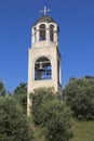 Belfry of the temple Nicholas the Wonderworker and the Mother of God `Sumela Monastery` in village Moldovka, Sochi