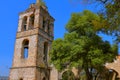 Belfry of the tlaxcala cathedral, mexico. V Royalty Free Stock Photo