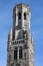 Belfry Tower in Bruges, Belgium Royalty Free Stock Photo