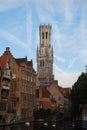 Belfry Tower Bruges Royalty Free Stock Photo